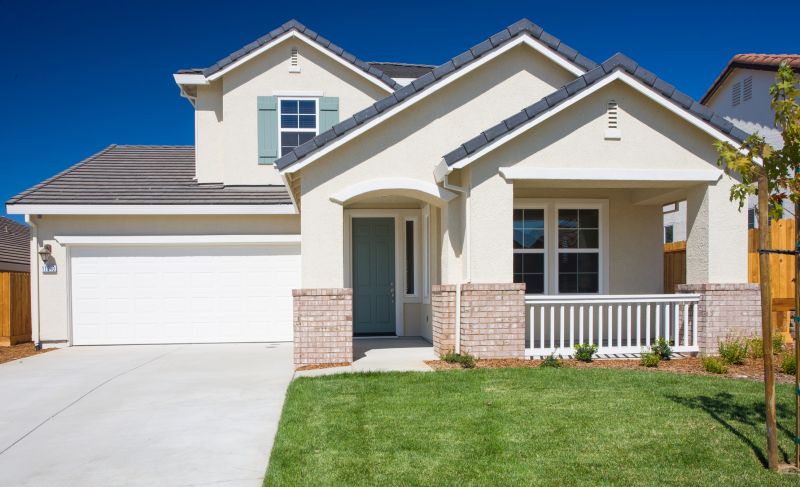 Stucco on Residential Garage
